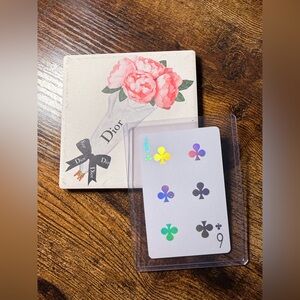 🔥RARE🔥 Dior Collectors JOY Playing Card—6 of Clubs ♣️